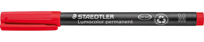 Staedtler - Lumocolor 317, OHP-marker, permanent, 1,0 mm, rood