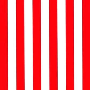 Klika -  Cadeaupapier Geschenkpapier Red stripes on glossy white 70 cm