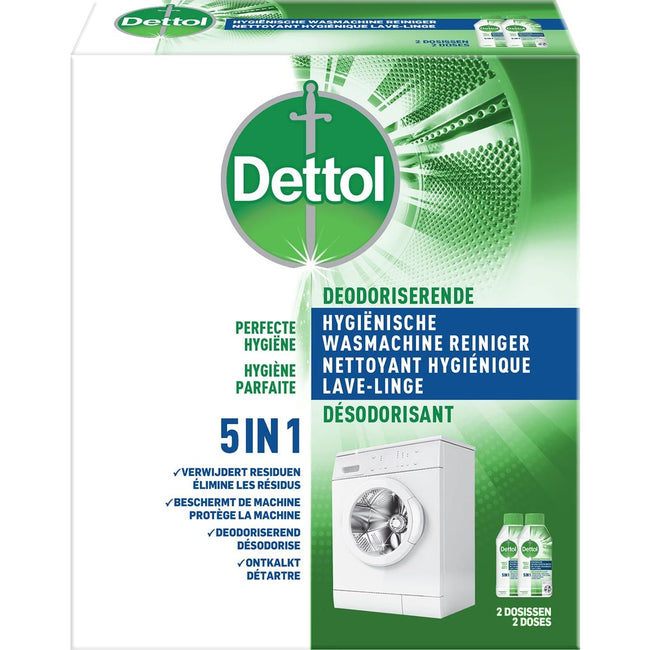Dettol - nettoyant pour lave-linge, 2 x 250 ml