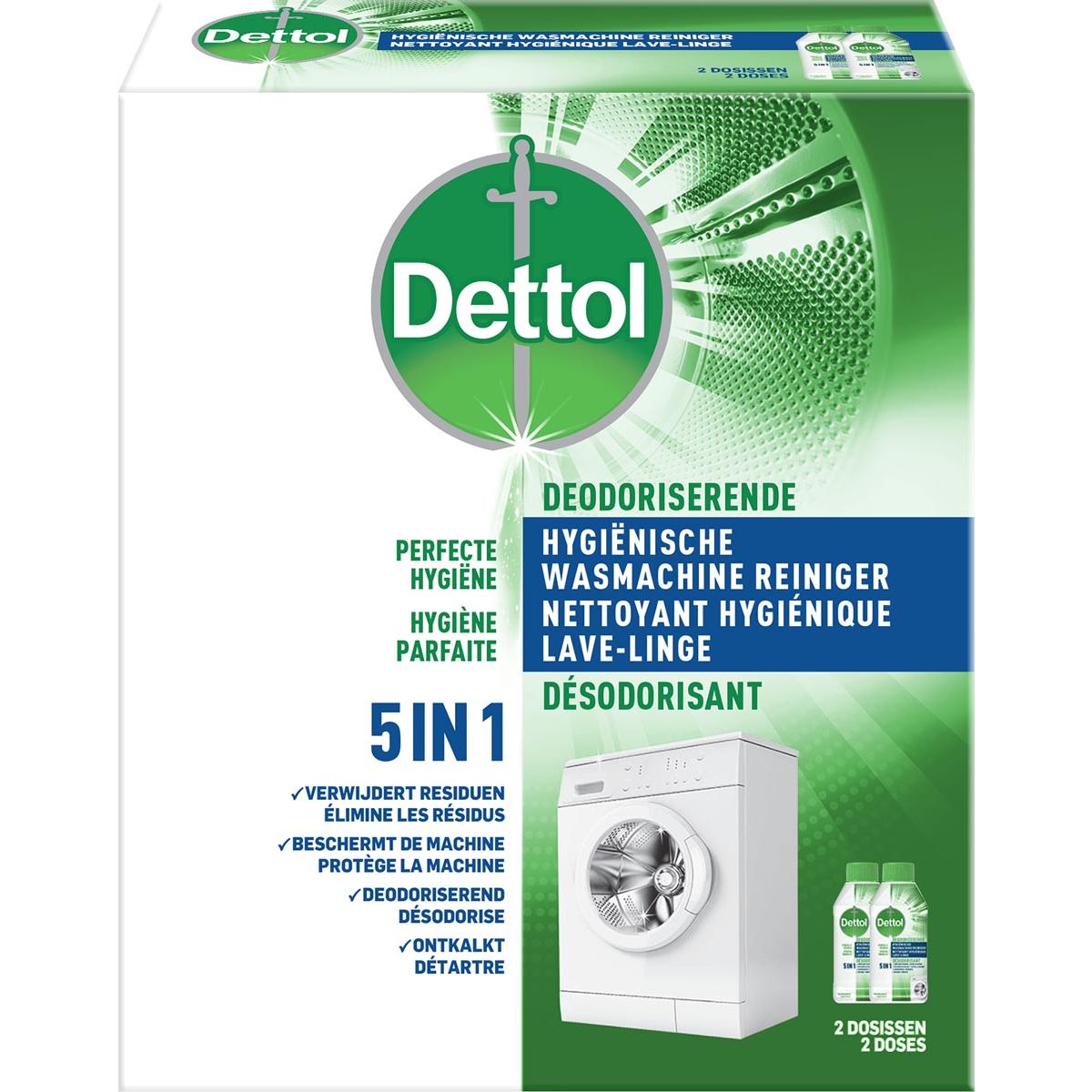 Dettol -   wasmachine reiniger, 2 x 250 ml
