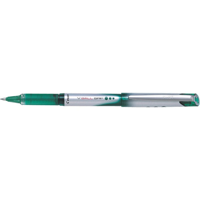 Pilot - roller V-BALL Grip, pointe moyenne 0,7 mm, vert