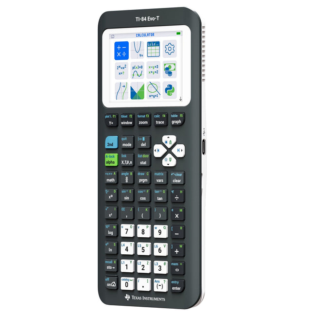 Texas Instruments -  Rekenmachine texas ti-84 evo-t zwart