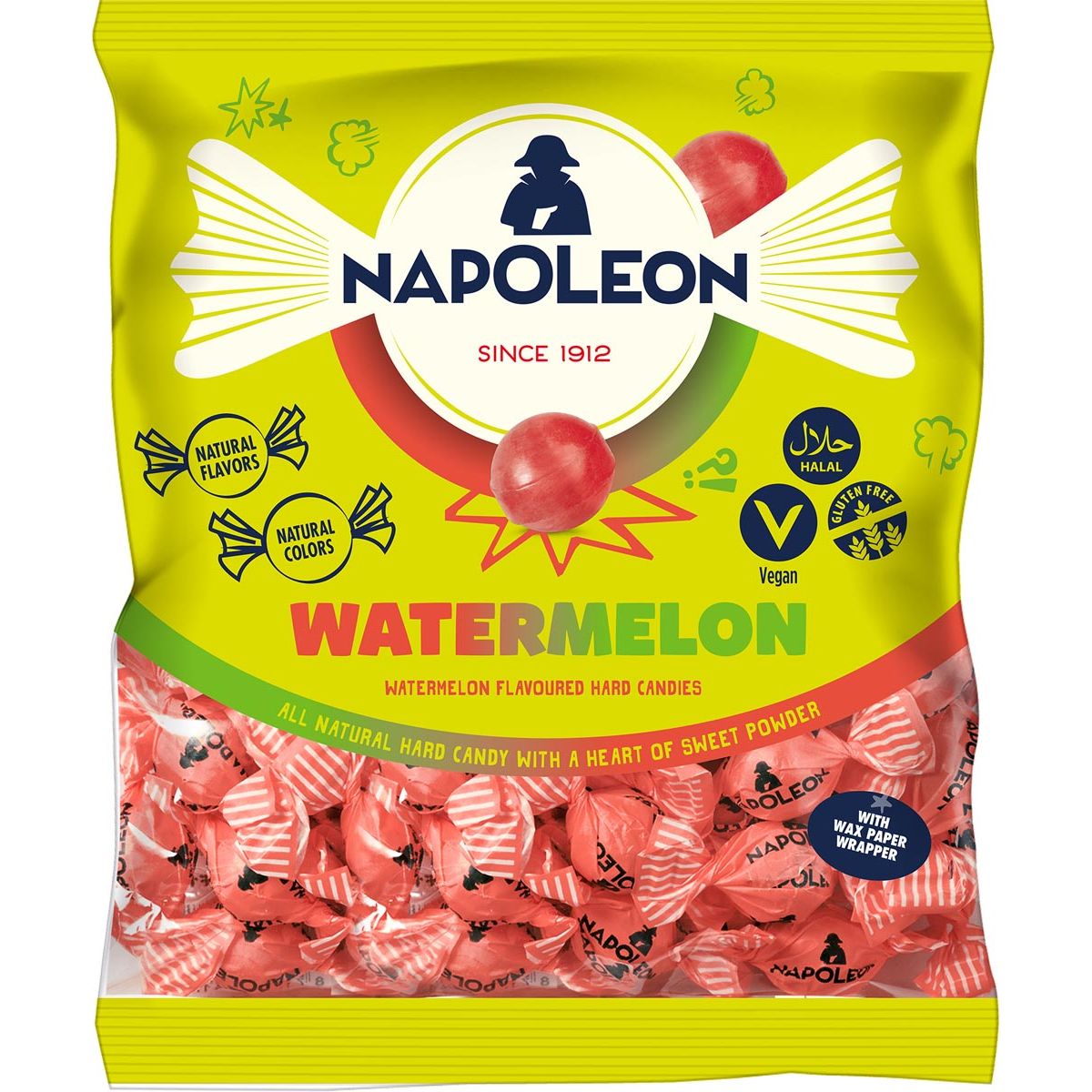Napoleon -  snoepjes watermeloen, zak van 1 kg