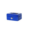 MAUL - Caisse avec fente pour monnaie et serrure 125x95x60mm bleu