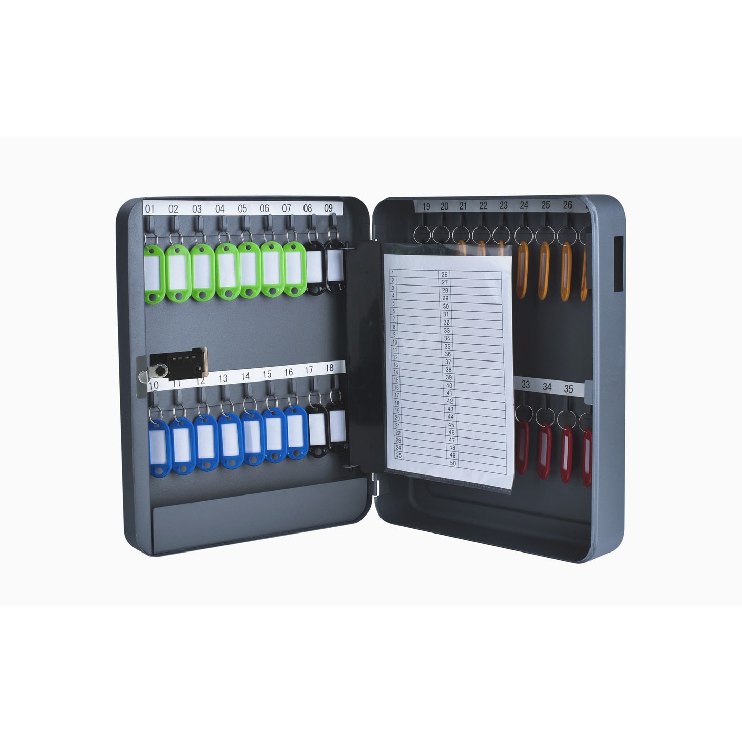 Pavo -  Sleutelkast basic met cijferslot 36 haken 300x240x80mm