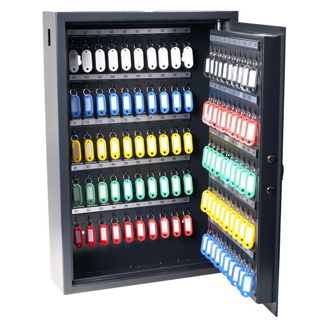 Pavo -  Sleutelkast  y 100 haken donkergrijs
