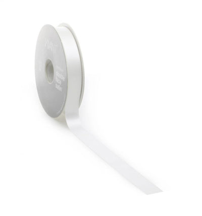 Ruban satin PREMIUM Double face 16mm x 25 mètres bambou/écru