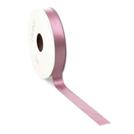 Ruban satin PREMIUM Double face 16mm x 25 mètres vieux rose