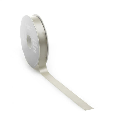 Satinband PREMIUM Double Face 16 mm x 25 Meter Sand / Champagner