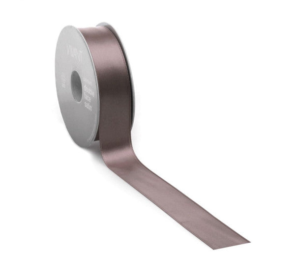 Ruban satin PREMIUM Double face 25mm x 25 mètres rose foncé