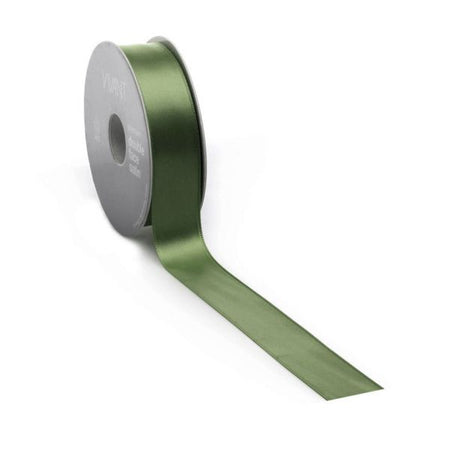 Satinband PREMIUM Double Face 25mm x 25 Meter Moos