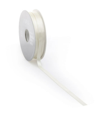 Satinband PREMIUM Double Face 16mm x 25 Meter beige / natur