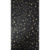 Papier de soie 50x75cm 22gr 100 feuilles noir étoiles dorées