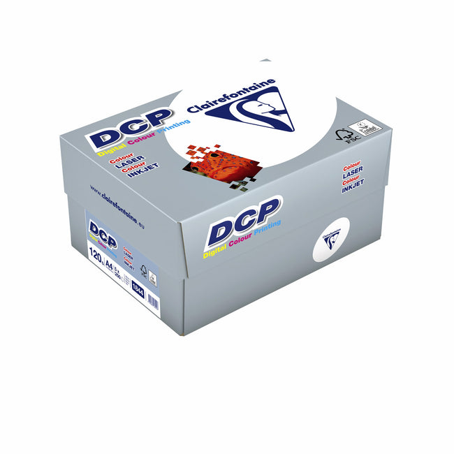 Clairefontaine -  Laserpapier  dcp a4 120gr wit | 5 stuks