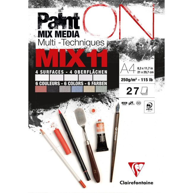 Clairefontaine -  Mix media papier  a4 paint on 250