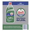 Dreft -  handafwasmiddel Original 1,05 l, pak van 8 stuks