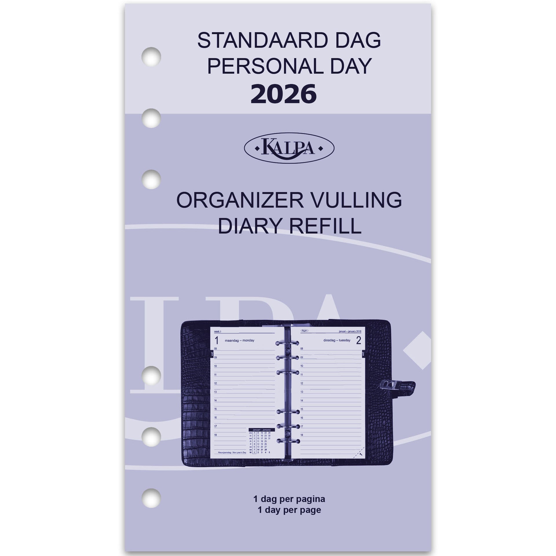 Kalpa -  Agendavulling 2027  personal 1dag/1pagina