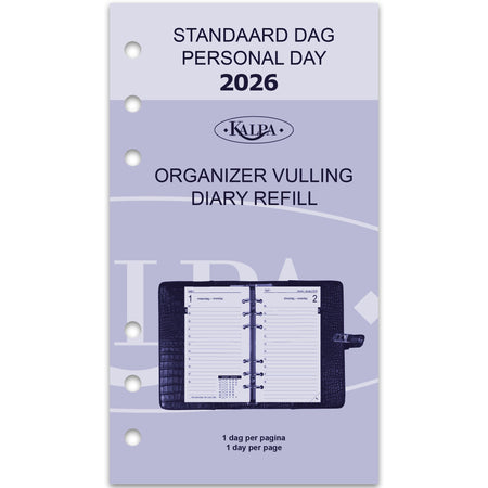 Kalpa -  Agendavulling 2027  personal 1dag/1pagina