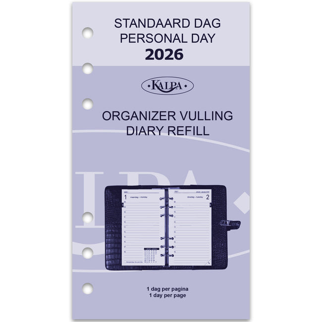 Kalpa -  Agendavulling 2027  personal 1dag/1pagina