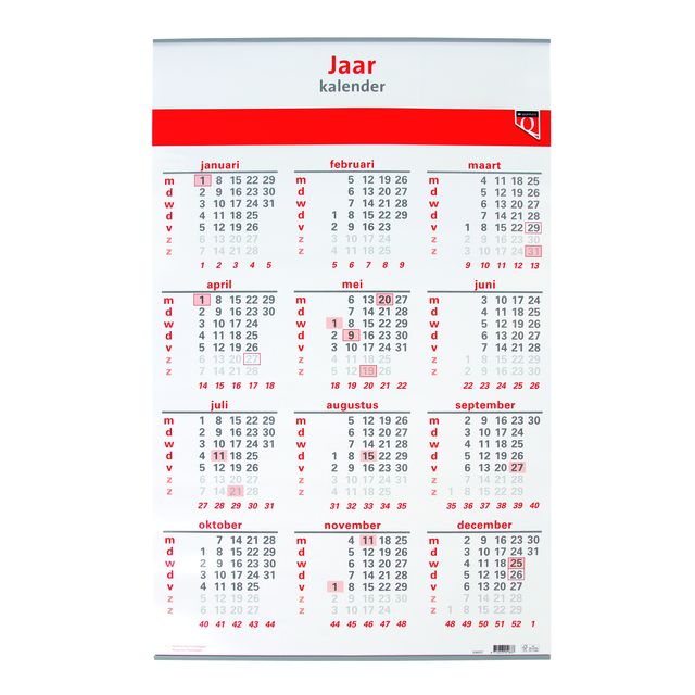 Quantore -  Jaarkalender 2026
