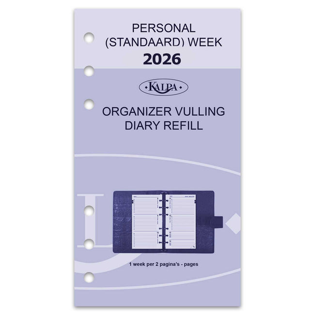 Kalpa - Agendafüllung 2026 Persönlich 7 Tage/2 Seiten