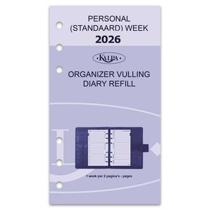Kalpa -  Agendavulling 2027  personal 7dagen/2pagina's