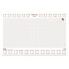 Quantore -  Bureau-onderlegblok 2026 ruit 56,5X36cm wit | 10 stuks