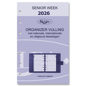 Kalpa -  Agendavulling 2027  senior 7dagen/2pagina's