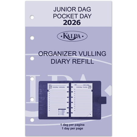Kalpa -  Agendavulling 2027  pocket 1dag/1pagina