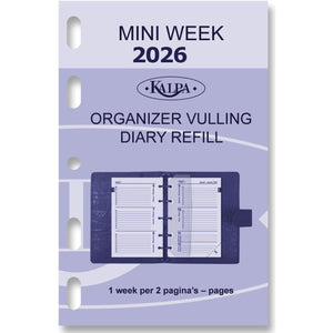 Kalpa -  Agendavulling 2027  mini 7d/2p