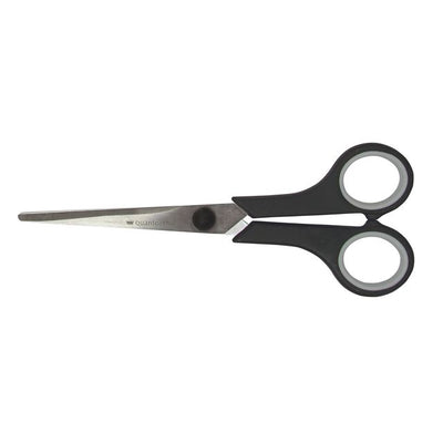 Quantore - Ciseaux 170mm soft grip noir | 12 pièces