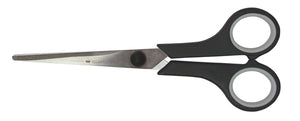 Quantore - Schere 170mm Softgrip schwarz