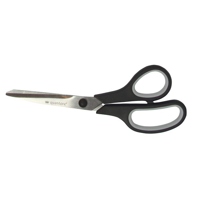 Quantore - Schere 210mm Softgrip schwarz