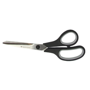 Quantore - Schere 210mm Softgrip schwarz | 12 Stück