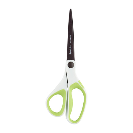 Scotch - Ciseaux 20cm titane à gros chas blister vert