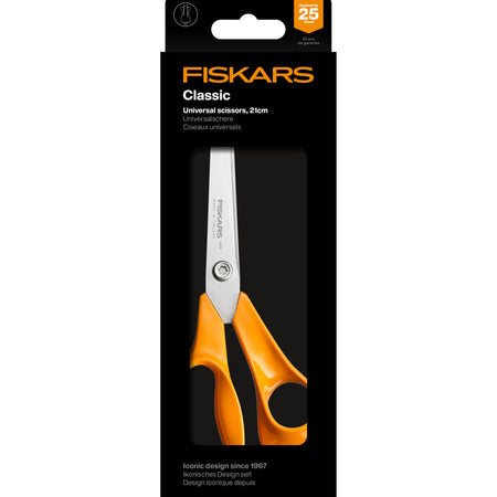 Fiskars -  Schaar  classic universeel 21cm oranje