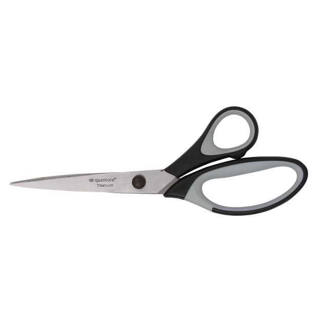 Quantore - Ciseaux 210mm poignée soft grip titane