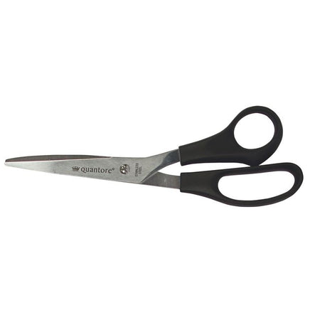 Quantore - Ciseaux 210mm + manche plastique noir | 12 pièces