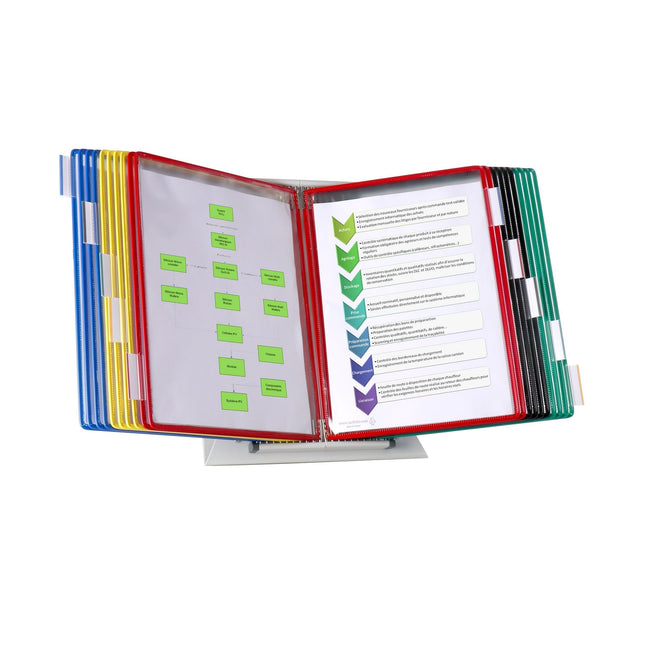 Tarifold -  Zichtpanelensysteem bureau a4 ass 20st
