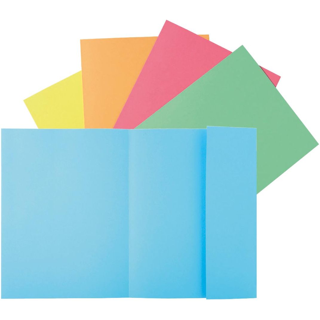 Exacompta - Fichier de fichiers Super 210, pack de 50 pièces, couleurs assorties