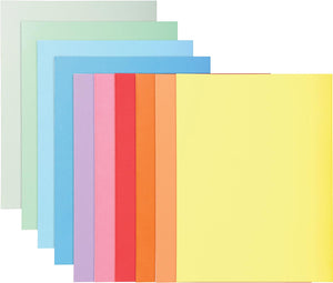 Exacompta - classeur Super 180, pour ft A4, pack de 100 pièces, 10 couleurs assorties