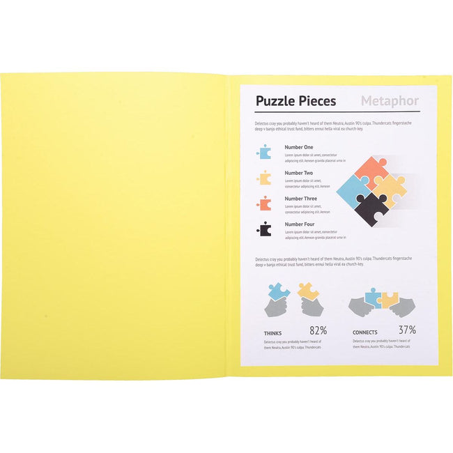 Exacompta -  dossiermap Super 180, voor ft A4, pak van 100 stuks, geel