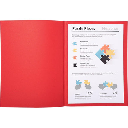 Exacompta - classeur Super 180, pour ft A4, paquet de 100 pièces, rouge