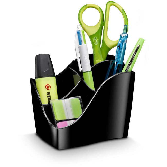 CEP - Plumier Ellypse Green 4 compartiments, noir