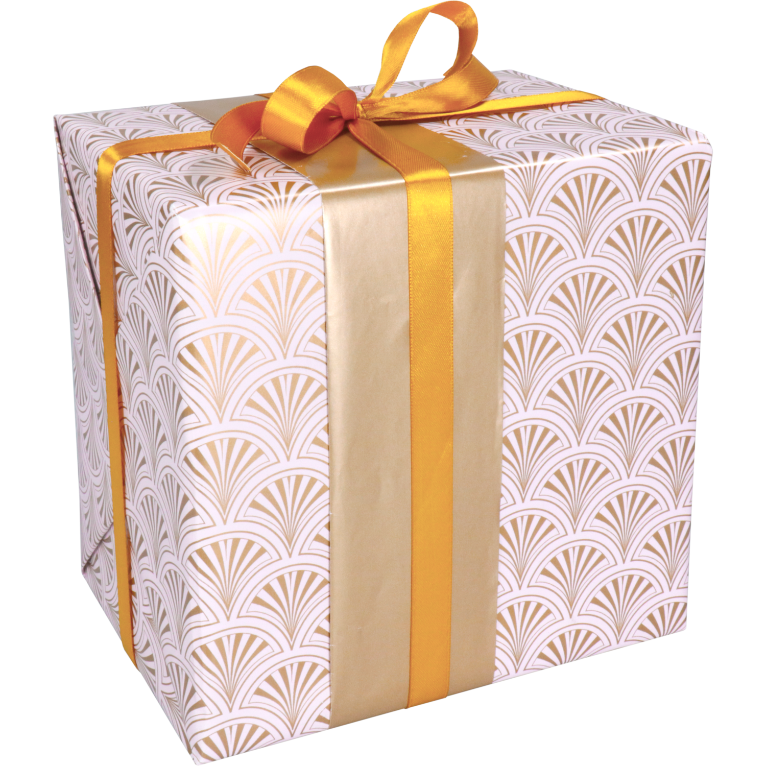 Klika -  Cadeaupapier | 30cm | 200m | 80gr/m² | Wave | goud