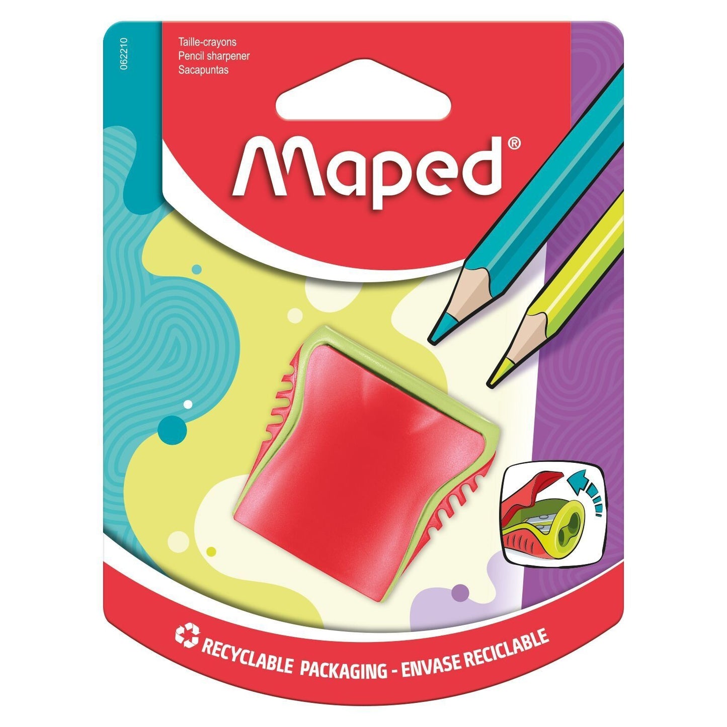 Maped -  Puntenslijper  boogy 2gaats assorti