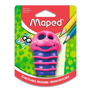 Maped -  Puntenslijper  croc croc bug 2gaats assorti | 5 stuks