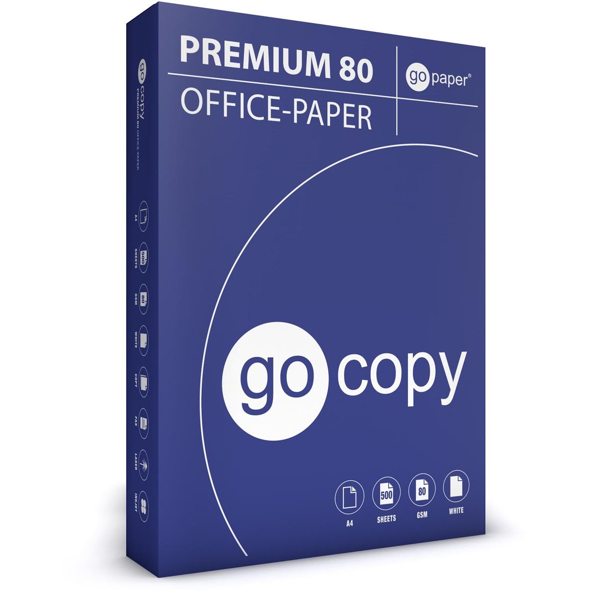 Boîte blanche - Papier copie ft A4, 80 g, 160 CIE, paquet de 500 feuilles