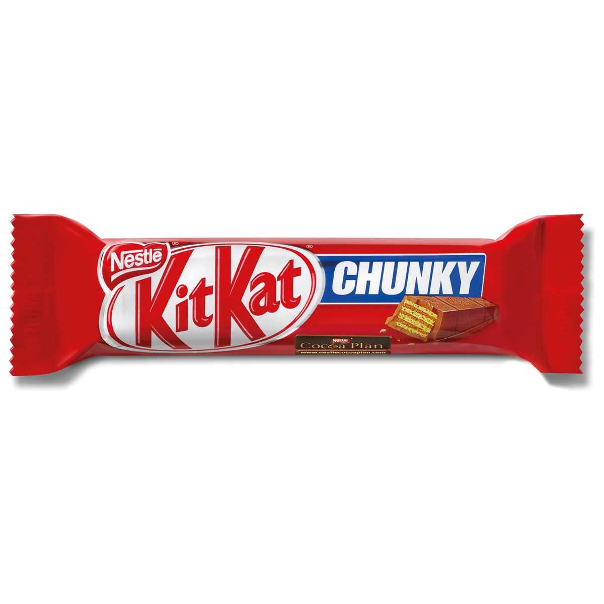 Kitkat - Kitkat Chunky Chocolate Bar, 40 g, Schachtel mit 24 Teilen