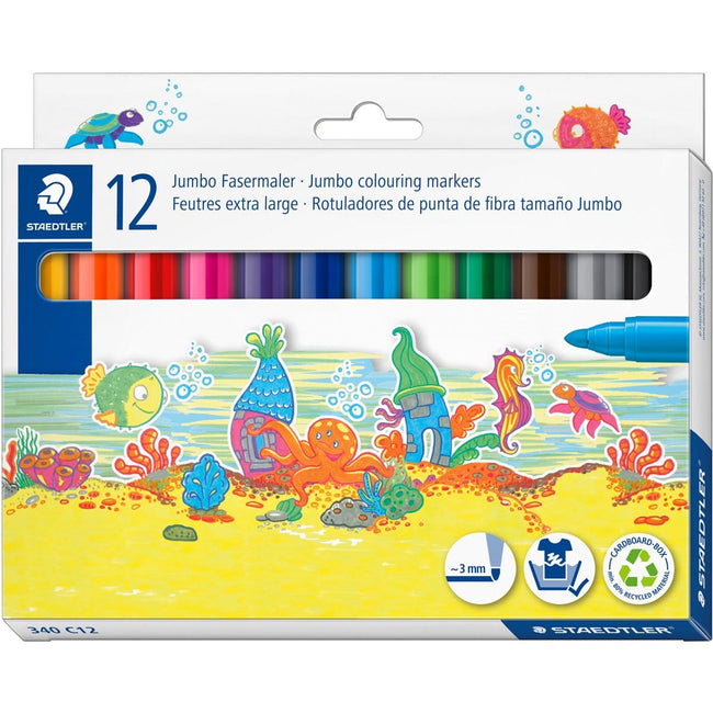 Staedtler - Filzstift Noris Club 12 Marker